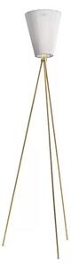 Oslo Wood Lampadar Gold/White - Northern