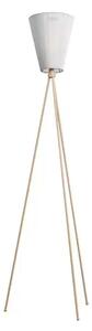 Oslo Wood Lampadar Beige/White - Northern