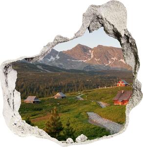 Autocolant 3D gaura cu priveliște Glade în Munții Tatra