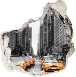 Autocolant autoadeziv gaură New York taxiuri