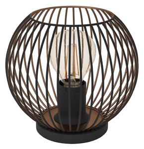 Eglo 901872 - Lampă de masă ALMANZORA 1xE27/60W/230V neagră
