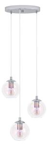 Eglo 901921 - Lustră suspendată pe cablu ARISCANI 3xE27/60W/230V crom lucios