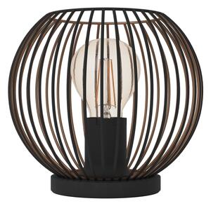 Eglo 901872 - Lampă de masă ALMANZORA 1xE27/60W/230V neagră