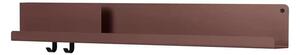 Folded Shelves 96x13 Deep Red - Muuto