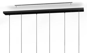 Eglo 901926 - Candelabru suspendat pe cablu ARISCANI 10xE27/60W/230V negru/bej/fumuriu