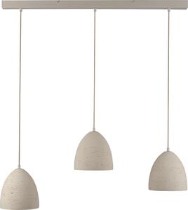 Schöner Wohnen 12541-42 - Lustră pe cablu TRAVENTA, 3 x E27/40W/230V, beton