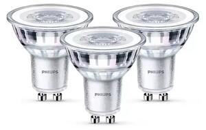 3-pack Bec LED 4,6W GU10 - Philips