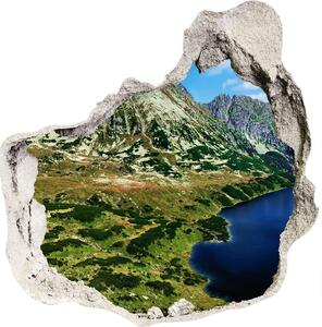 Fototapet 3D gaură în perete Valley în munți