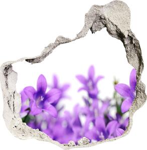 Autocolant de perete gaură 3D clopote violet