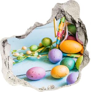 Autocolant un zid spart cu priveliște Ouă de Paște