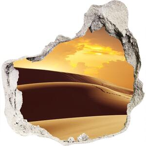 Autocolant un zid spart cu priveliște cămilă Sahara
