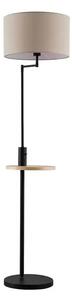 Zinia Lampadar Black/Grey/Wood - Lindby