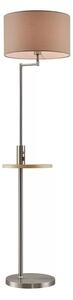 Zinia Lampadar Nickel/Grey/Wood - Lindby