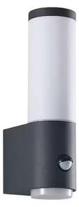 Okari Aplica de Exterior w/Sensor Opal/Dark Grey - Lindby
