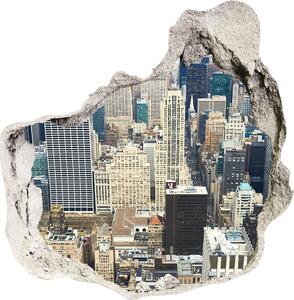 Autocolant gaură 3D Manhattan New York City