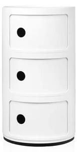 Componibili 3 Masă Laterală White - Kartell