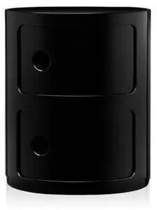 Componibili 2 Masă Laterală Black - Kartell