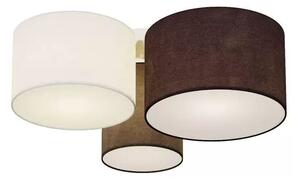 Laurenz 3 Plafonieră Grey/White/Brown - Lindby