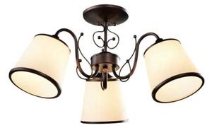 Candelabru Klausen Zamora 3 Maro Alb 55x55x27 cm, Corp Iluminat Clasic Elegant 3xE27 Ideal Living Dining, Design Metalic Durabil, Design Rafinat