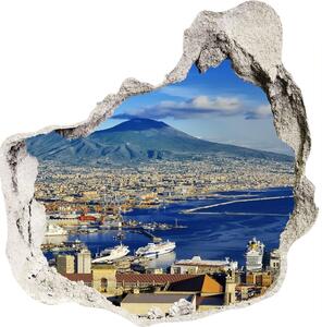 Fototapet 3D gaură în perete Napoli Italia