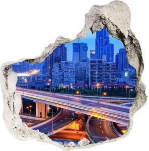 Autocolant 3D gaura cu priveliște Viaduct