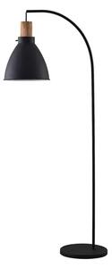 Trebale Lampadar Black/Light Wood - Lindby