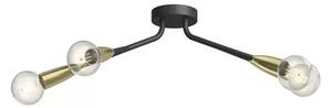 Carlea 4 Plafonieră Black/Brass - Lucande