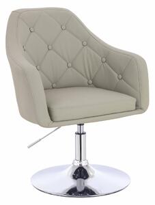 HR831N Scaun Culoare in Piele Ecologica Premium Soft cu Bază Cromata