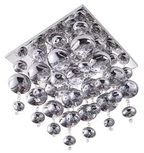 Esfera Plafonieră Chrome/Smoke - Lindby
