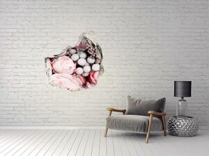 Fototapet 3D gaură în perete Buchet de flori