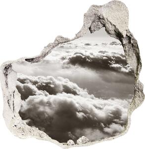 Fototapet 3D gaură în perete Nori din aer