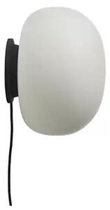 Supernate Veioză/Aplică de Perete Ø28 Opal White/Black - Frandsen