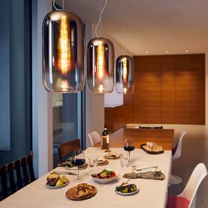 Artemide Gople lampă suspendată, cupru/negru, reglabil, Cupru, Camera de zi / sufragerie, Sticlă, Design