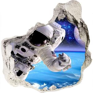 Autocolant gaură 3D Astronaut