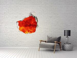 Fototapet 3D gaură în perete Flames