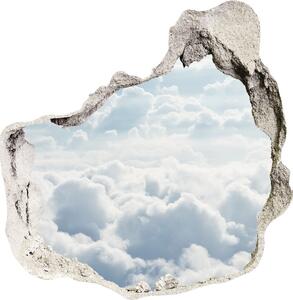 Autocolant 3D gaura cu priveliște Nori din aer