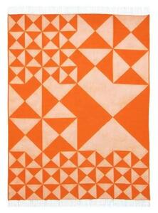 Mirror Throw Wool 130x198 Orange - Verpan