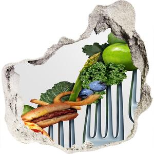Autocolant un zid spart cu priveliște Advances in dieta