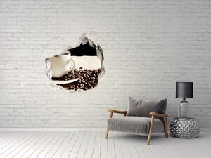 Autocolant 3D gaura cu priveliște cafea aromatică