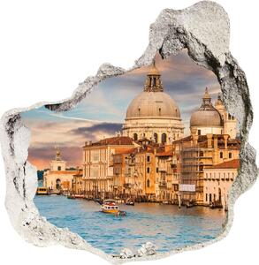 Autocolant de perete gaură 3D Veneția, Italia