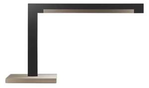 Inlay T2 Linear Veioză Satin Matt Black/Satin Gold - Light-Point