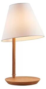 Jinda Veioză White/Wood - Lucande