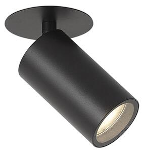 Spot încastrat modern negru GU10 50mm IP44 - Chels