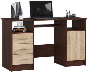 Masa PC Asegura (wenge + stejar sonoma). Promo -19%. 1151991