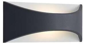 Mathea LED Aplica de Exterior L30 Dark Grey/White - Lindby
