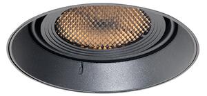 Spotlight modern îngropat negru GU10 AR70 rotund fără cadru - Oneon Honey