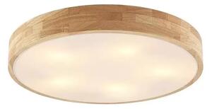 Tanju Plafonieră Ø60 Wood/White - Lindby