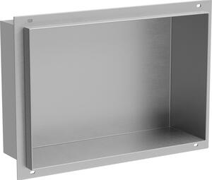 Mexen X-Wall-NR raft încastrat fără flanșă 30 x 20 cm, inox - 1911302010