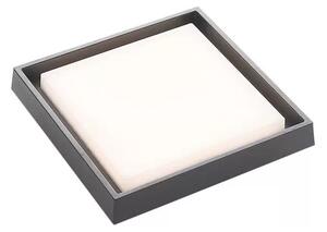 Birta LED Square Plafonieră de Exterior 27x27 Dark Grey - Lucande