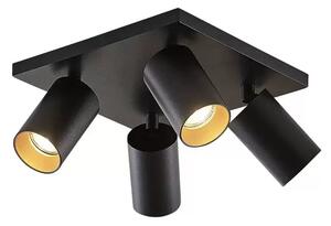 Brinja 4 Plafonieră Black/Gold - Arcchio